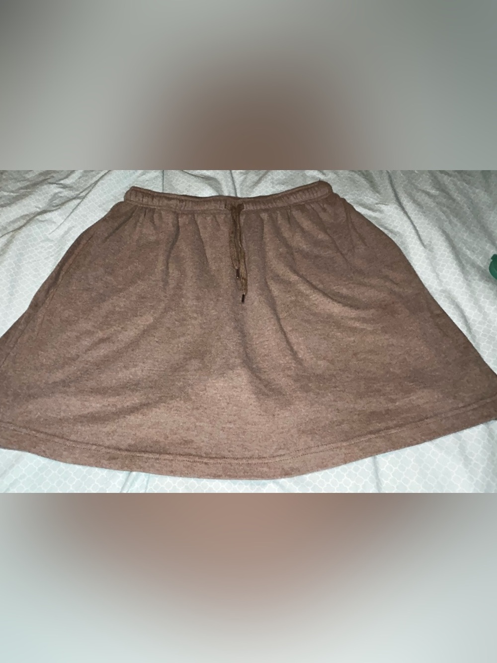 Woman Within Brown Knit Skort